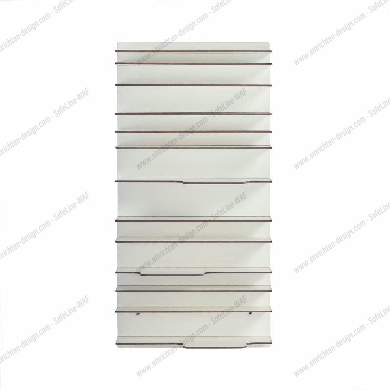 Paperback bookshelf Spectrum white 60x60 cm